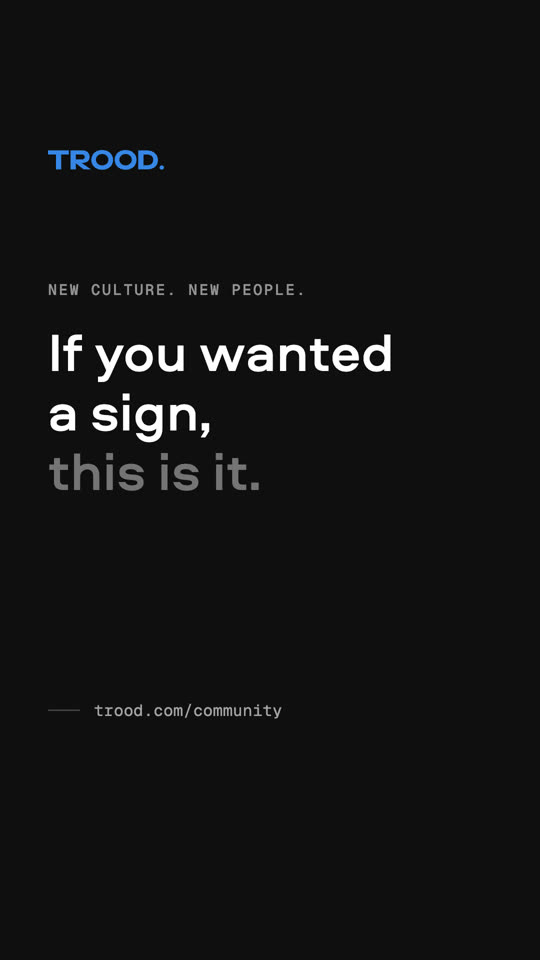 Reel cover: If you wanted a sign, this is it