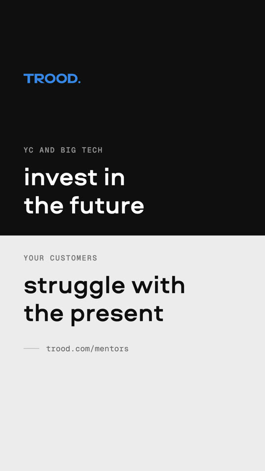 Reel cover: YC and big tech invest in the future, your customers struggle with the present